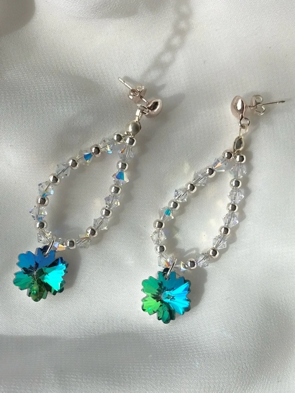 Winter Snowflake Earrings - Picture 1 of 5
